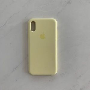 iPhone XS Max Silicone Case - Mellow Yellow